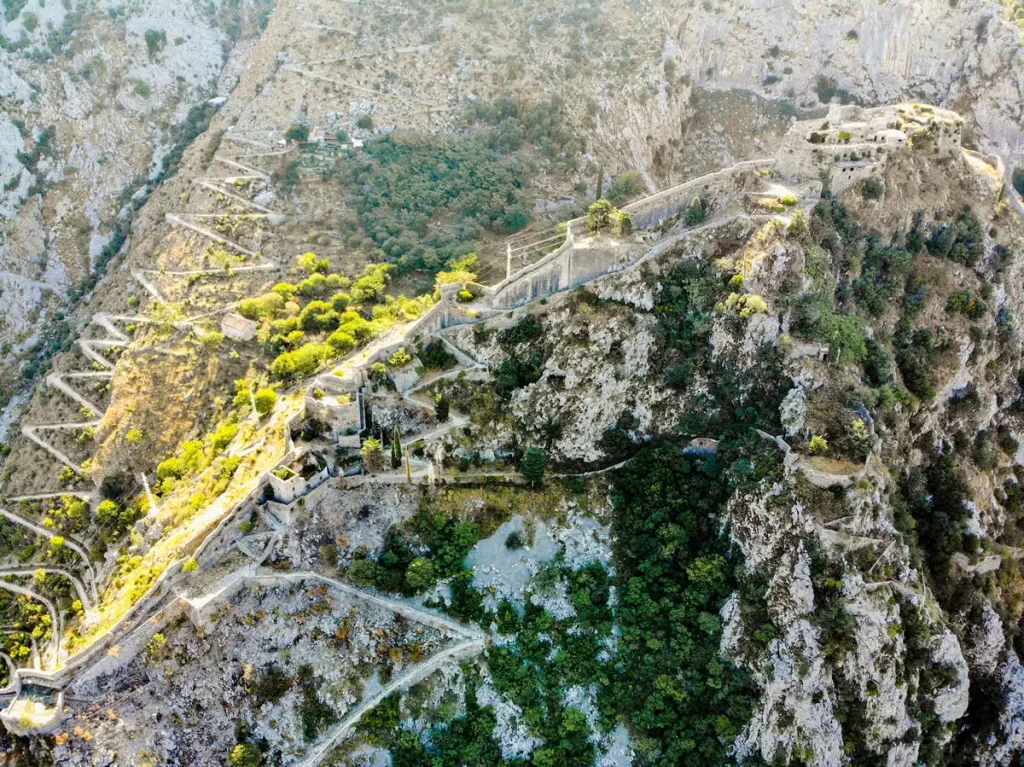 St. Ivan's Fortress, Kotor, Montenegro.